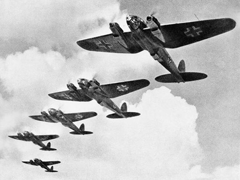 German aircraft over Britain