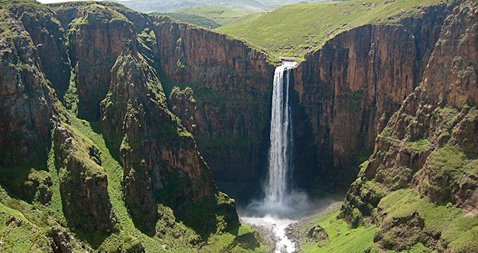 Maletsunyane Falls in Lesotho