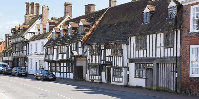 View of High Street in East Grinstead