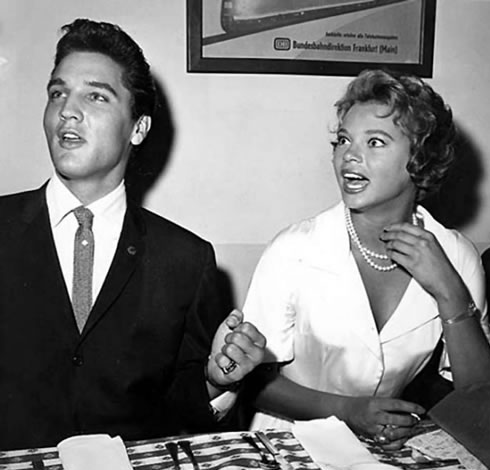 Juliet Prowse and Elvis Presley