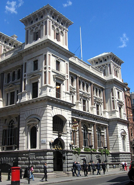 The Old Bank Pub on Fleet Street in London