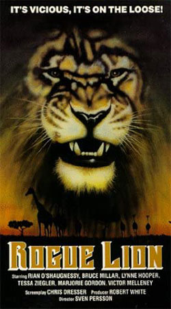 Rogue Lion film video box cover