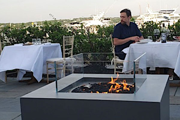 Montauk Yacht Club dining patio