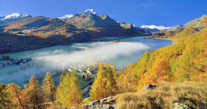 Engadine Valley outside St. Moritz