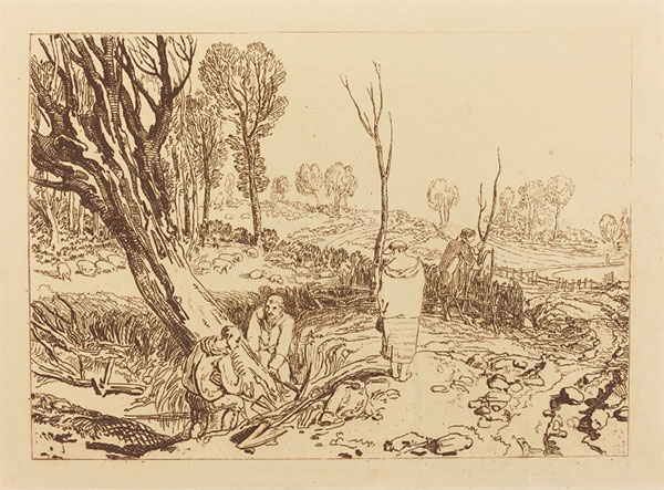 Joseph Mallord William Turner, Hedging and Ditching, published 1812, National Gallery of Art. NGA 878 (Wikimedia Commons)